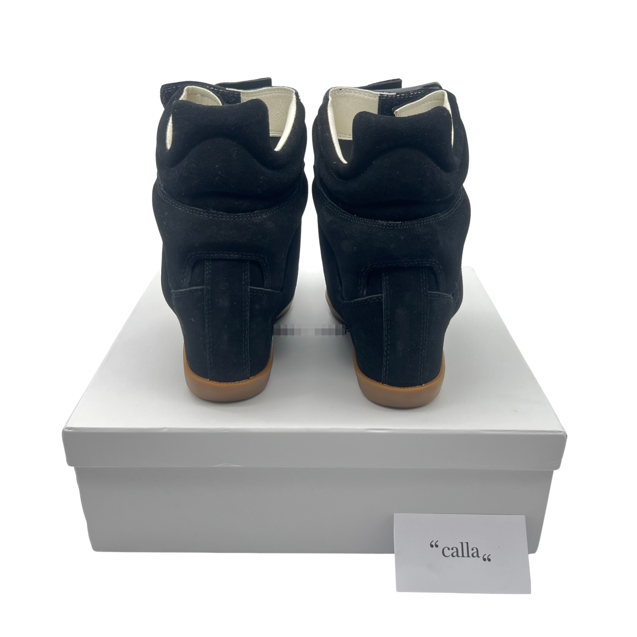Wedge Sneaker in 'Black'