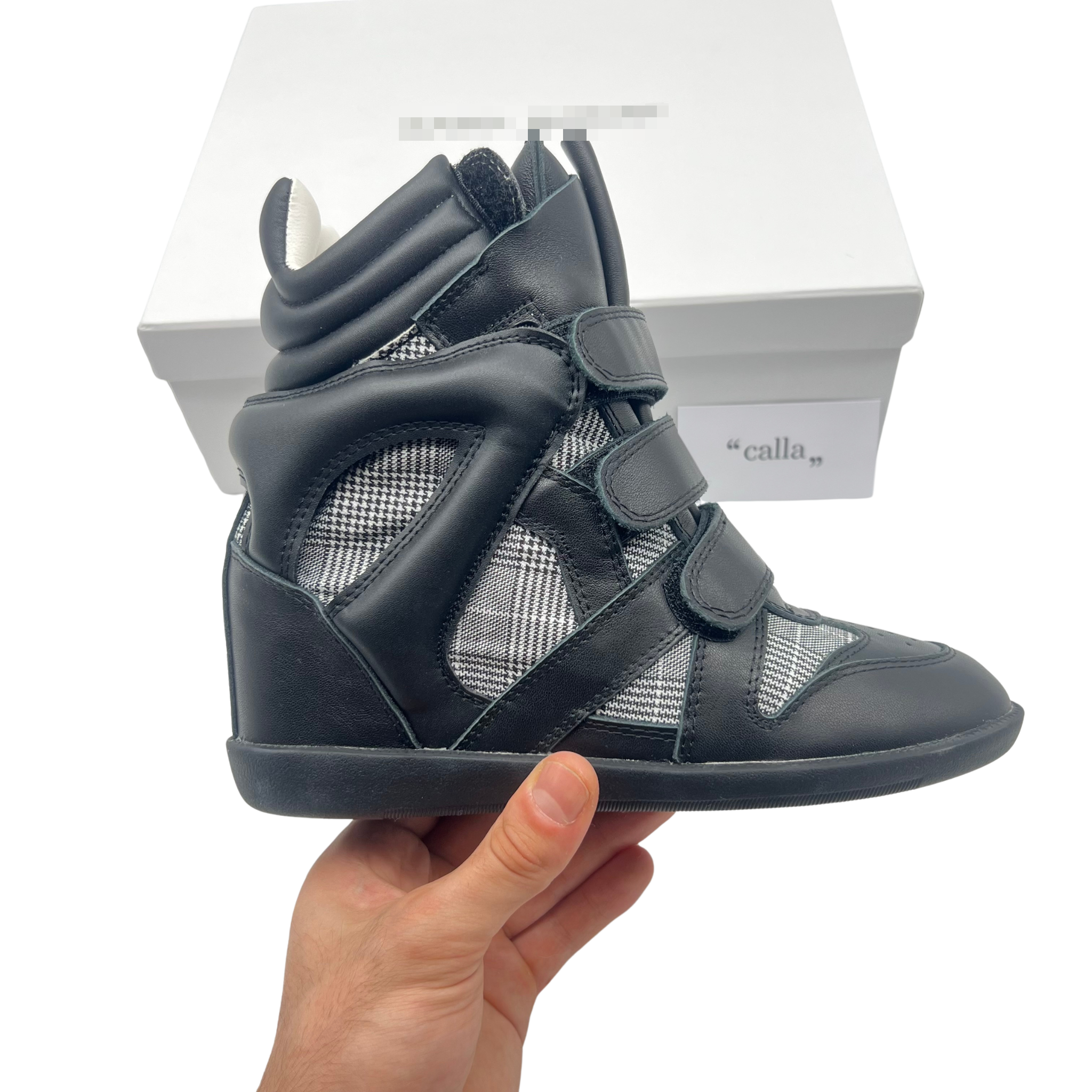 Wedge Sneaker in 'Burbery'