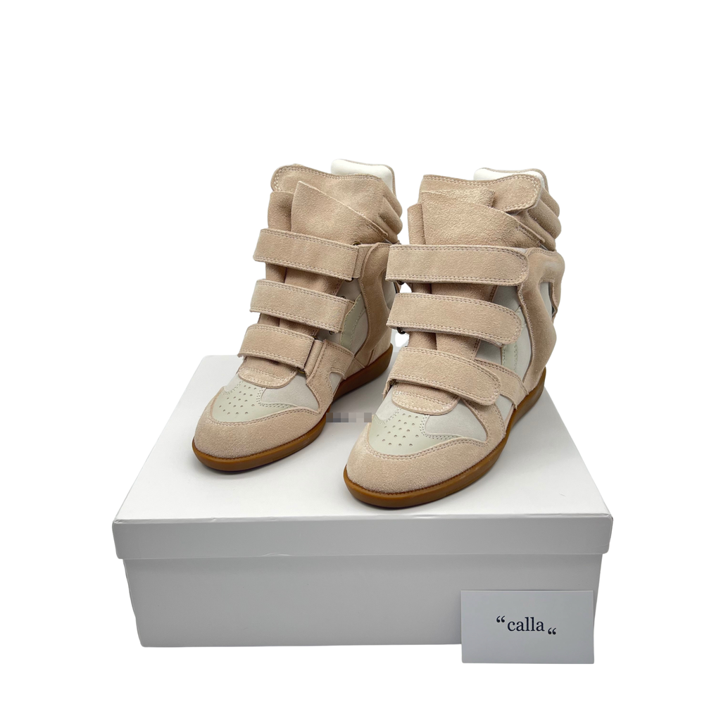 Wedge Sneaker in 'Crem'