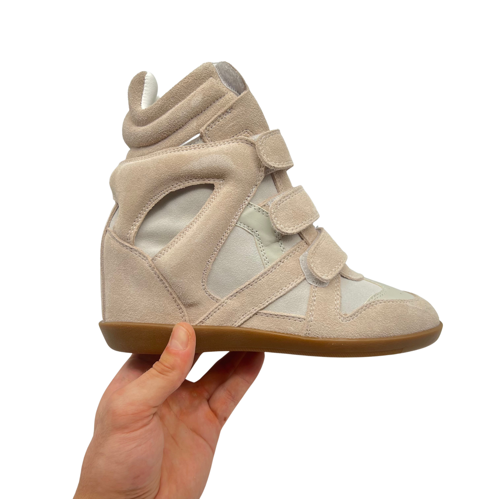 Wedge Sneaker in 'Crem'