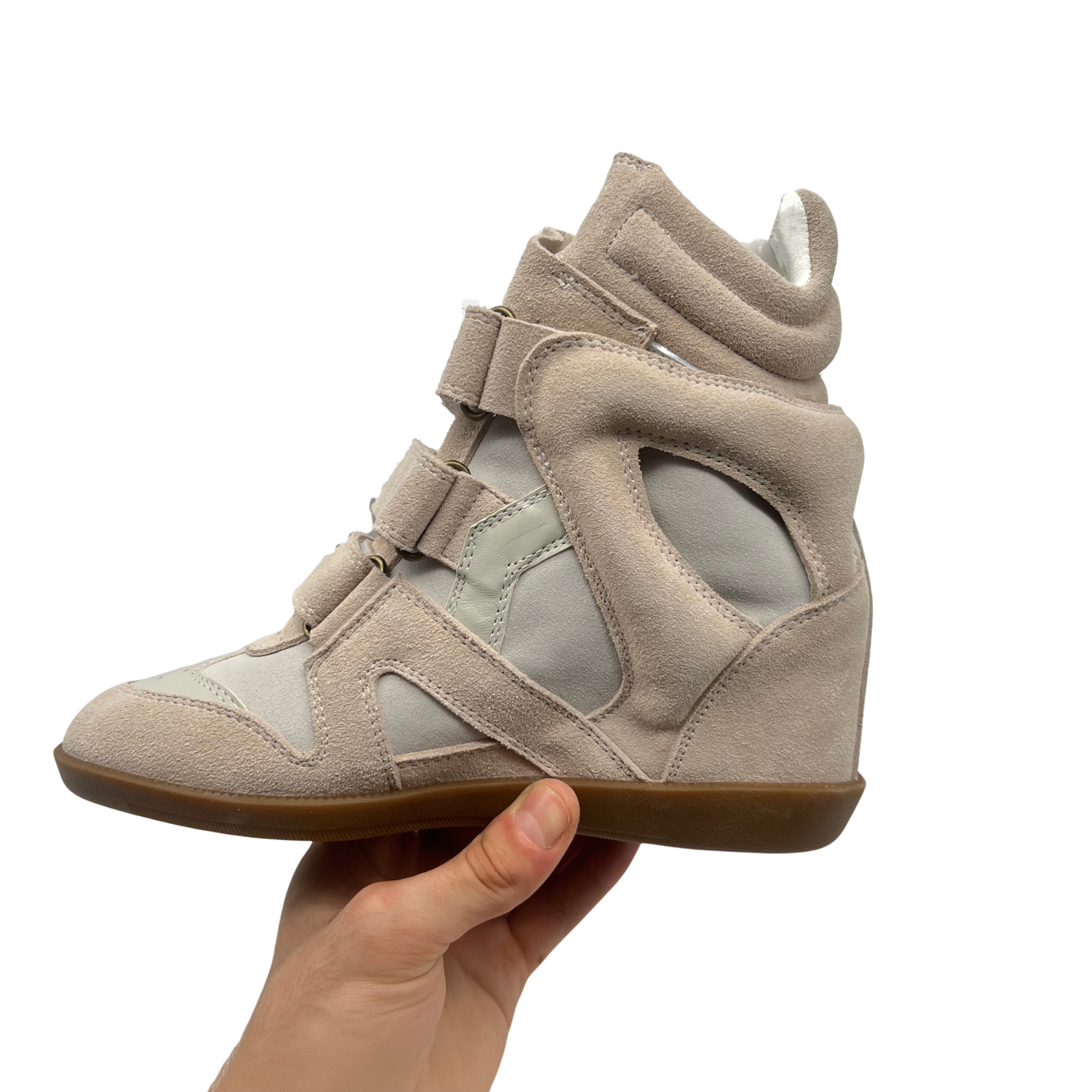 Wedge Sneaker in 'Crem'