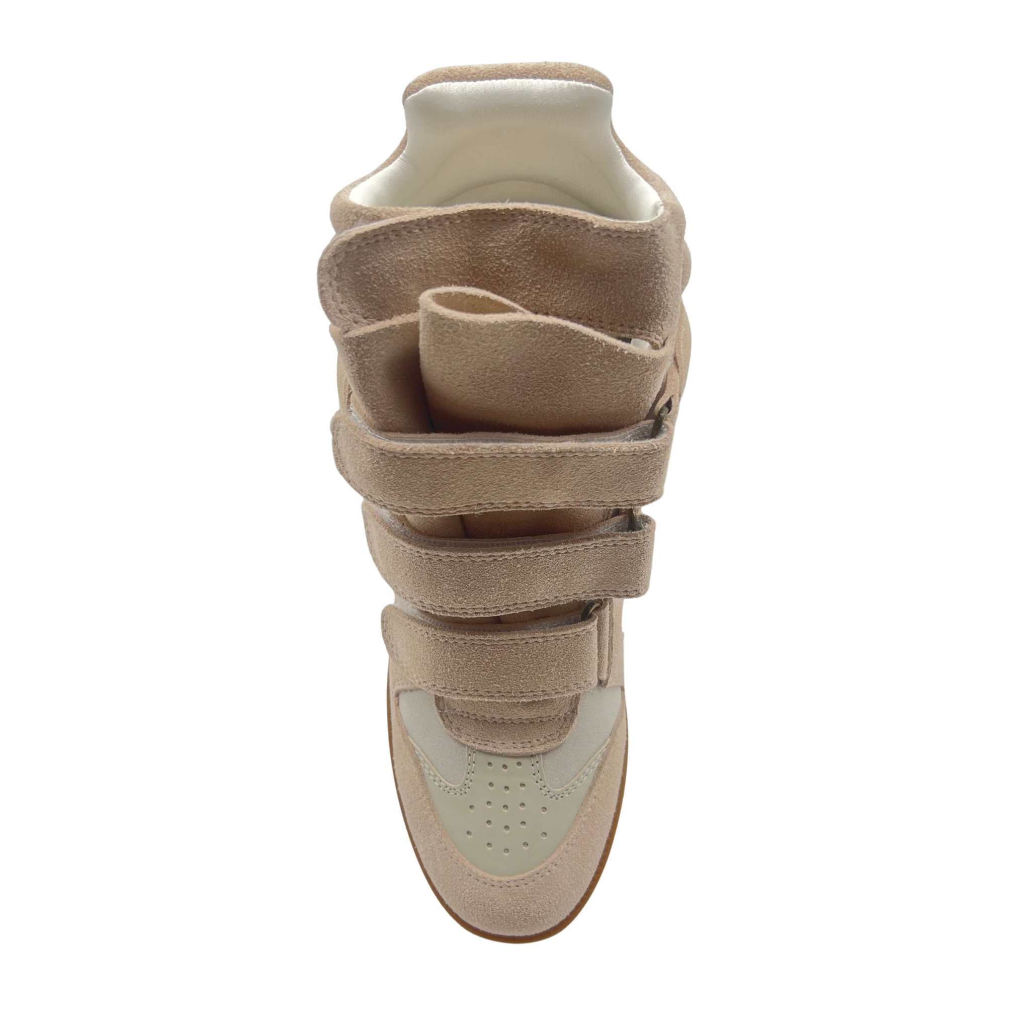 Wedge Sneaker in 'Crem'