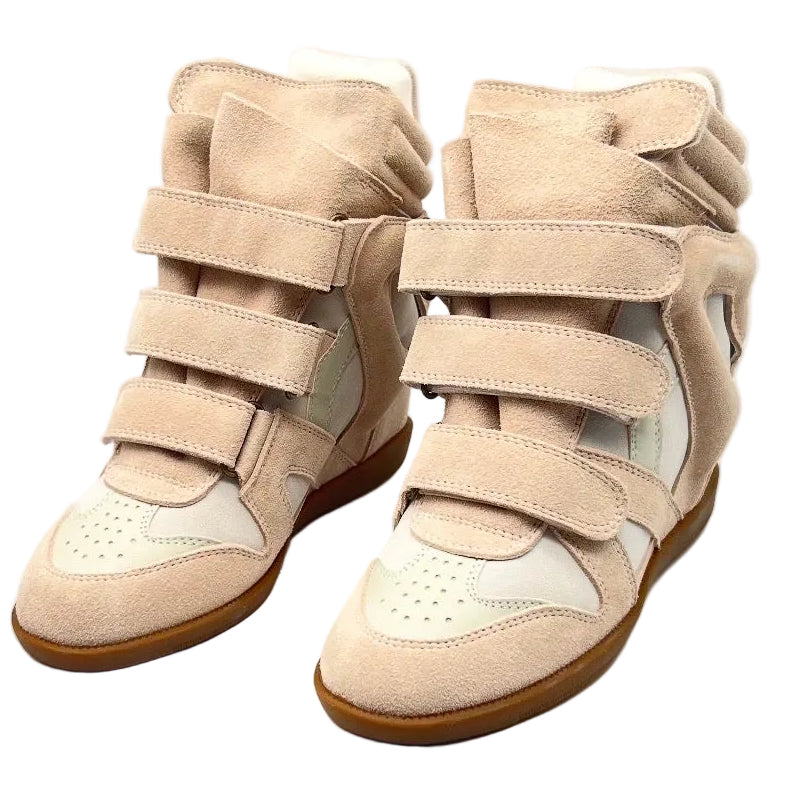 Wedge Sneaker in 'Crem'