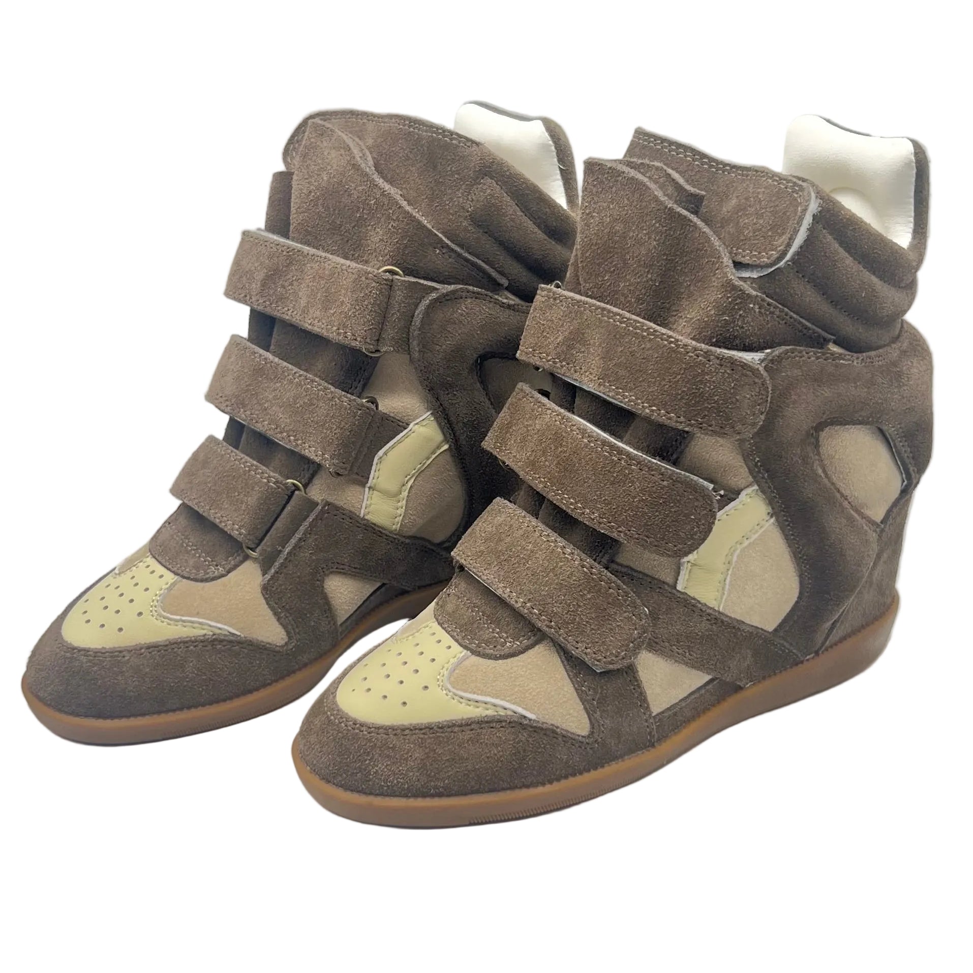 Wedge Sneaker in 'khaki'