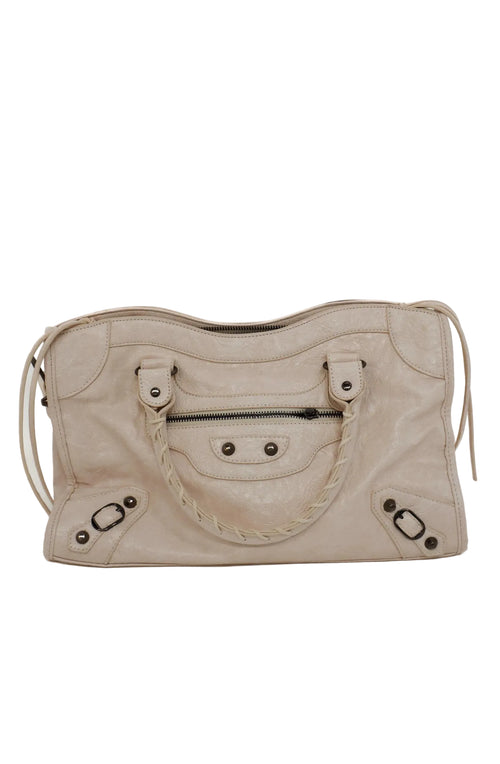 City bag in 'beije'