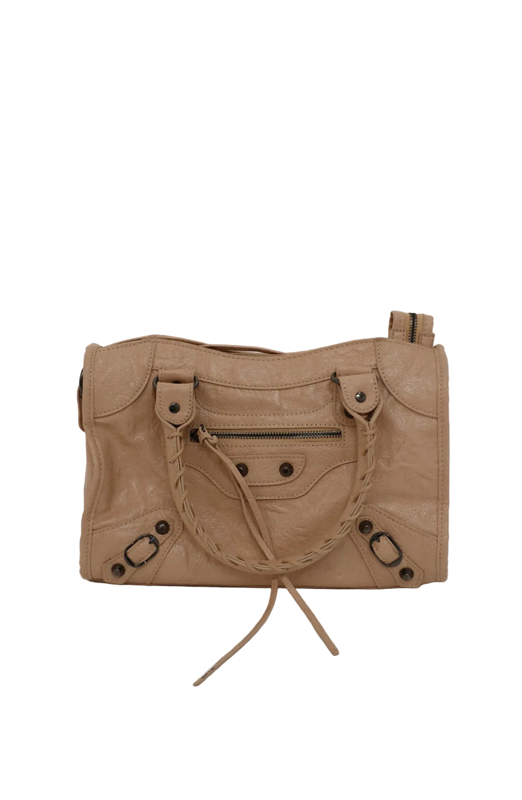 City bag in 'brown'