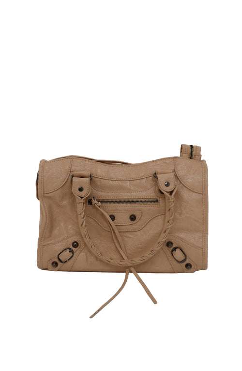 City bag in 'brown'