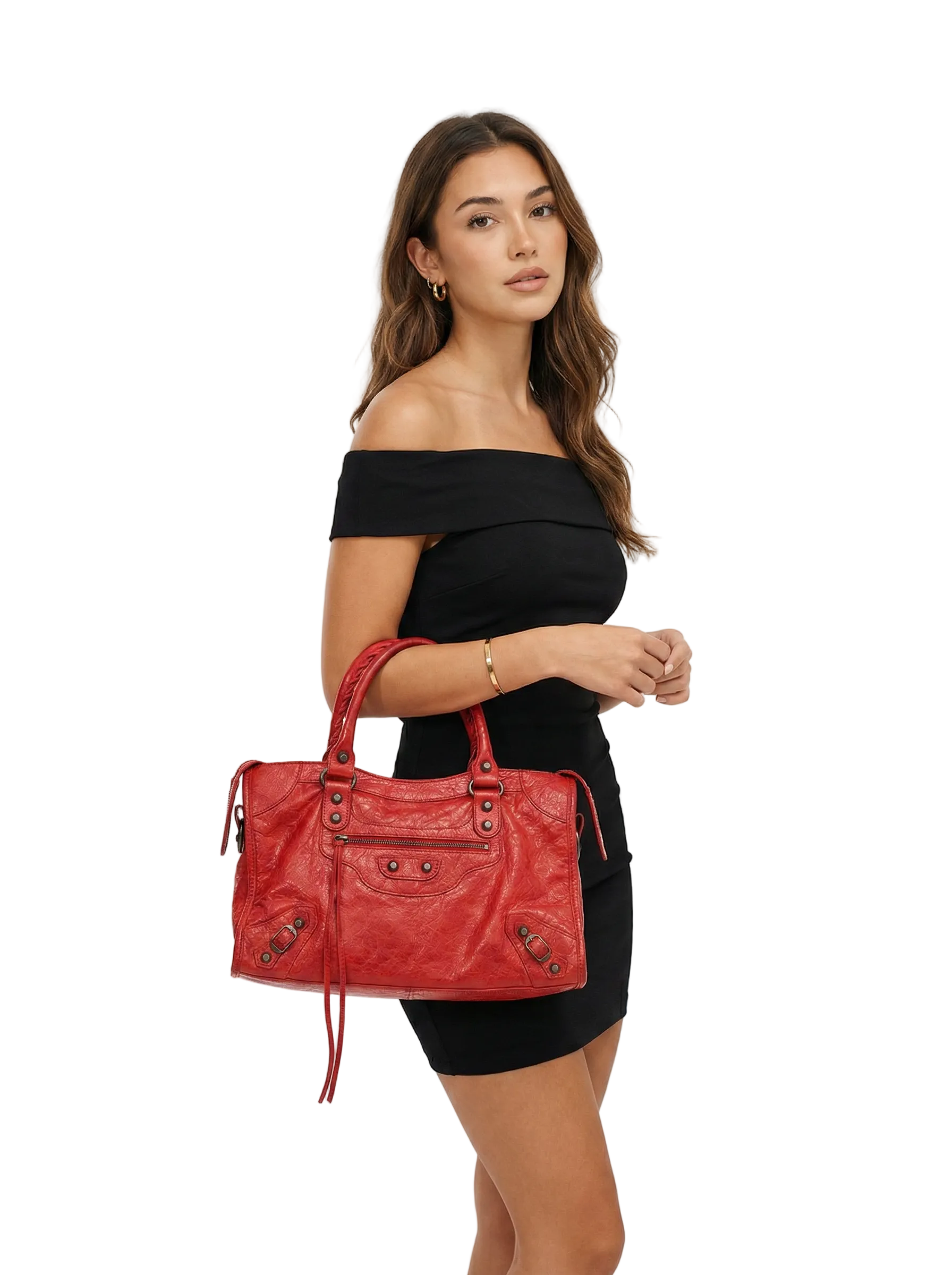 City bag in 'Red'