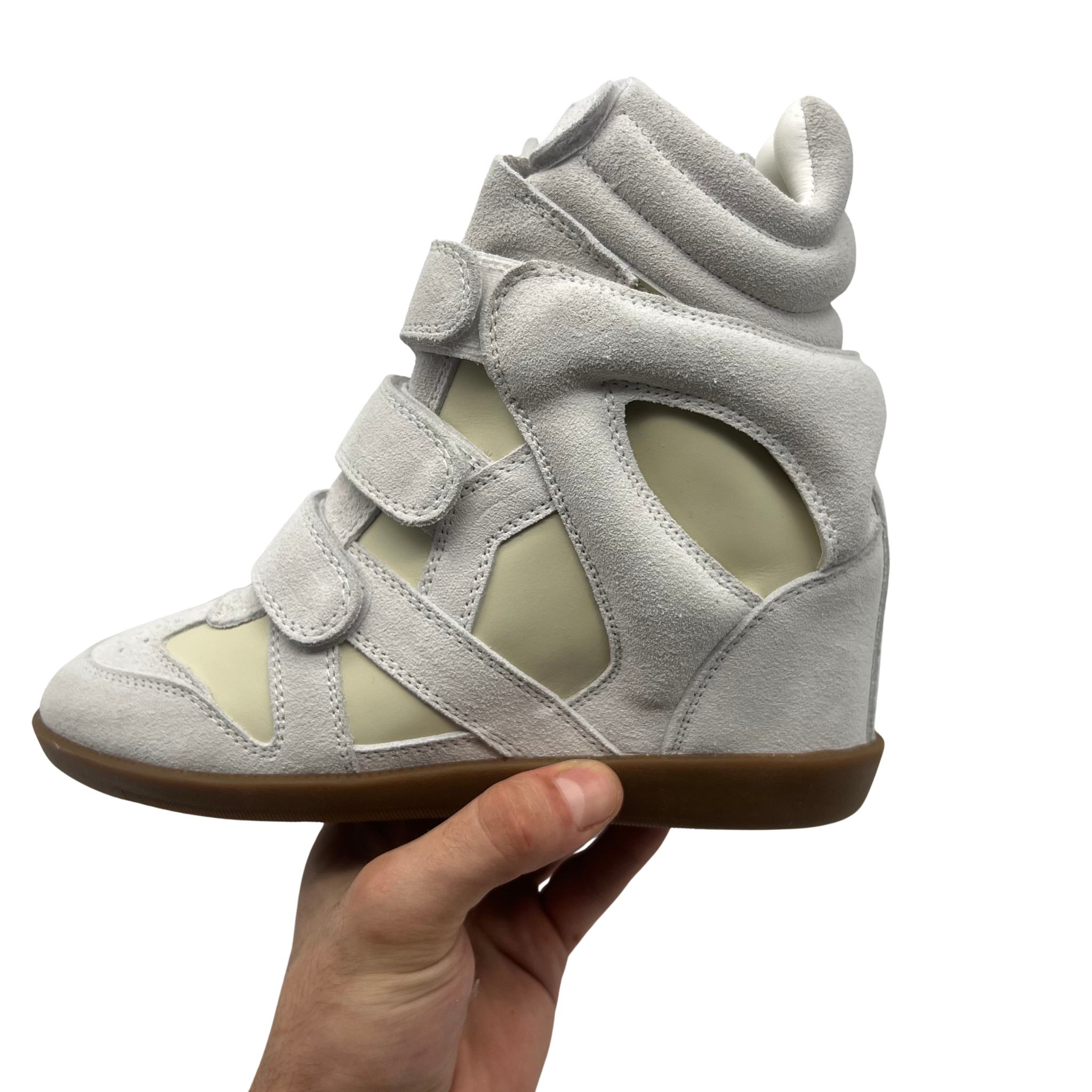 Wedge Sneaker in 'Albino'