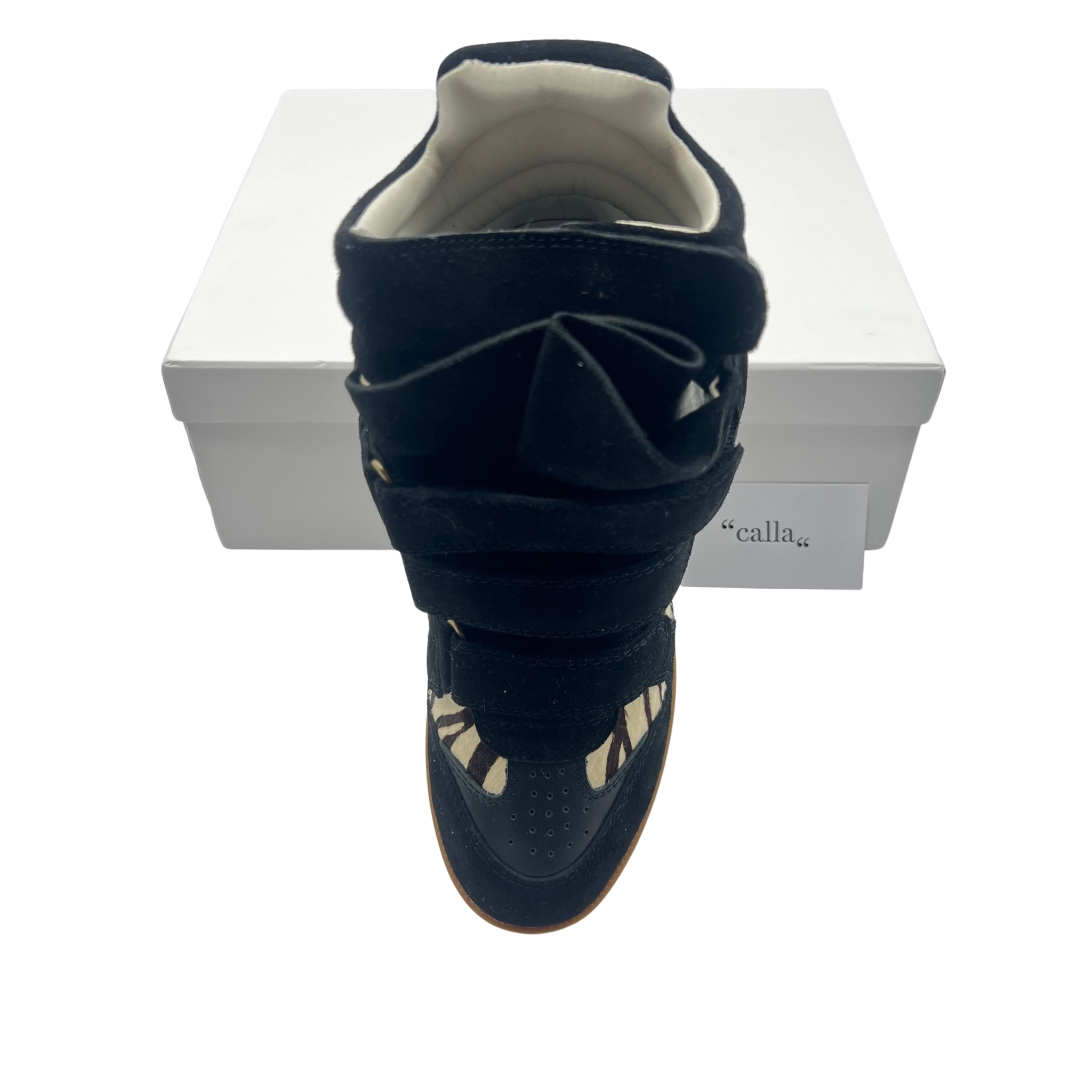 Wedge Sneaker in 'Zebra'