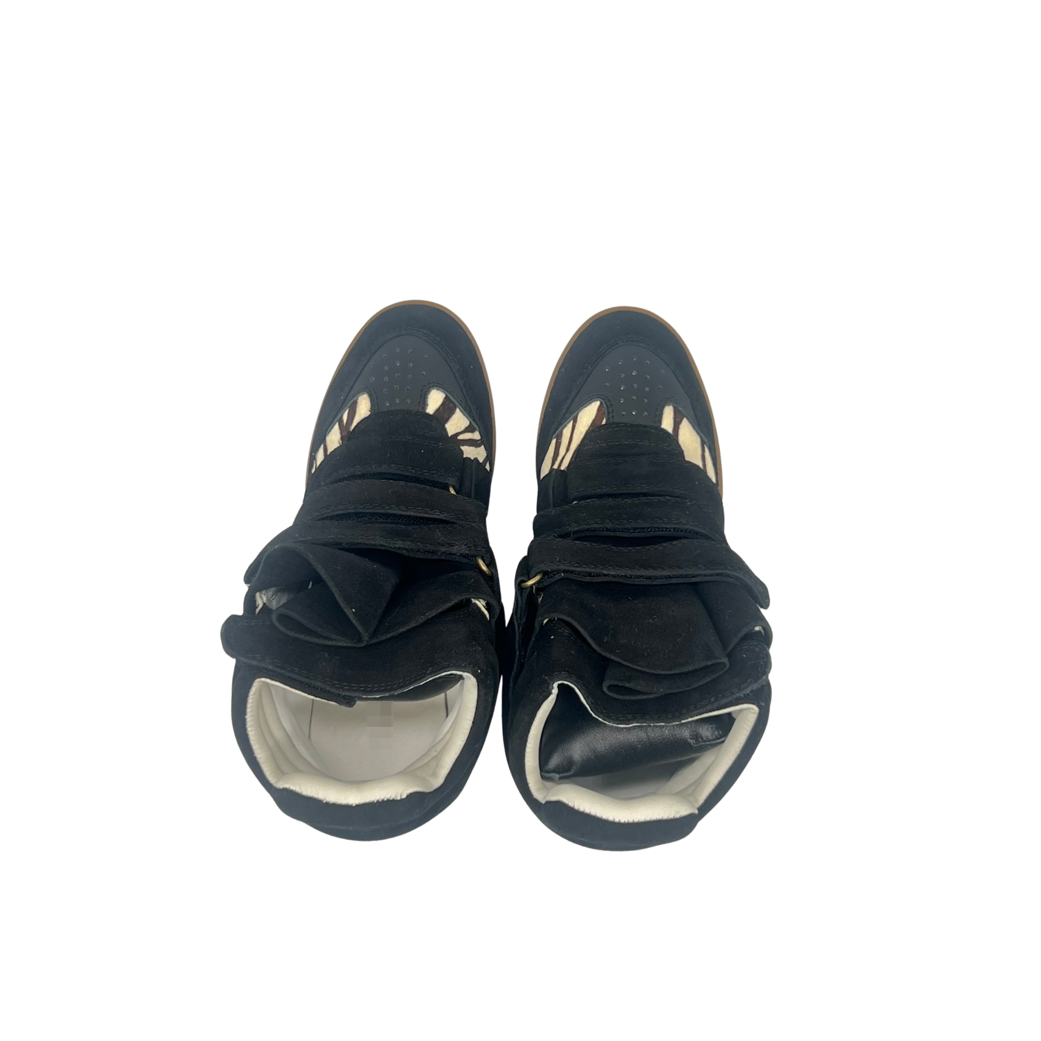 Wedge Sneaker in 'Zebra'