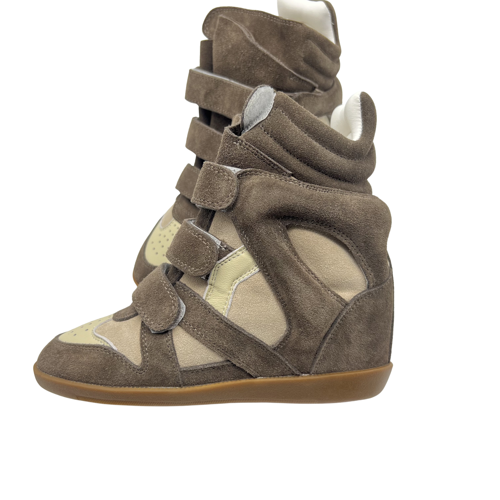 Wedge Sneaker in 'khaki'