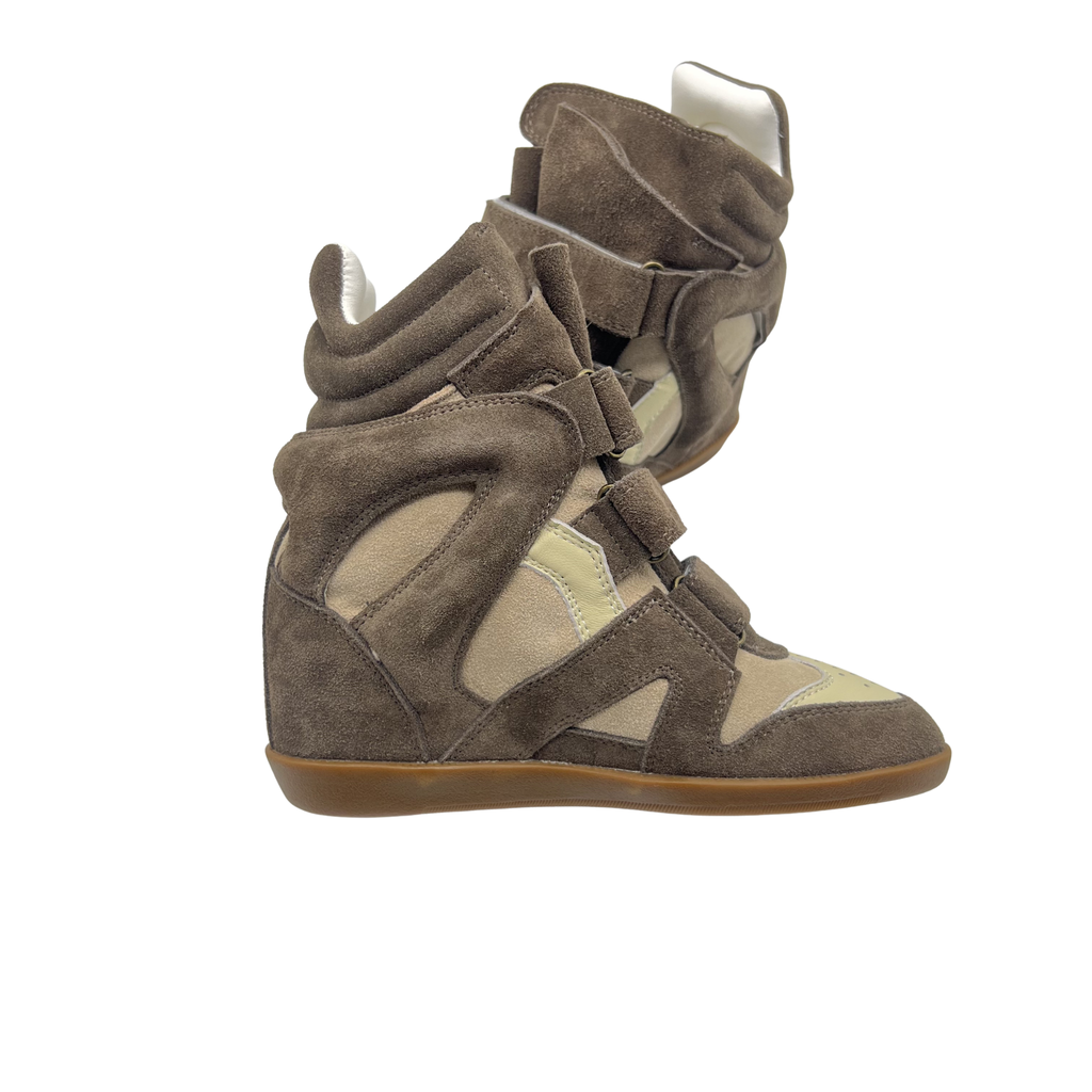 Wedge Sneaker in 'khaki'
