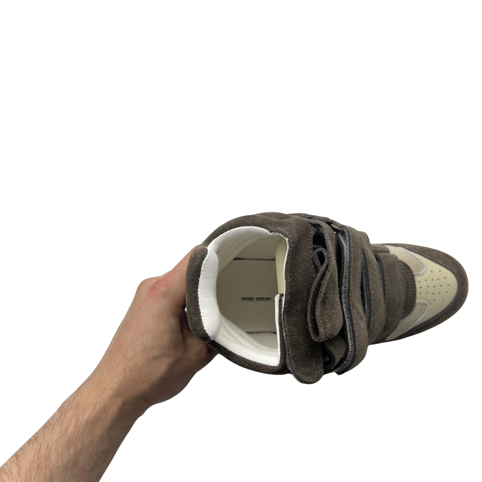 Wedge Sneaker in 'khaki'