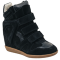 Wedge Sneaker in 'Black'