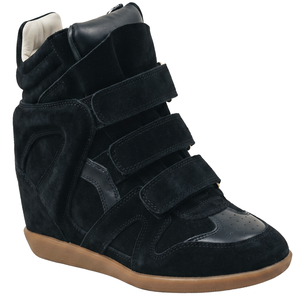Wedge Sneaker in 'Black'