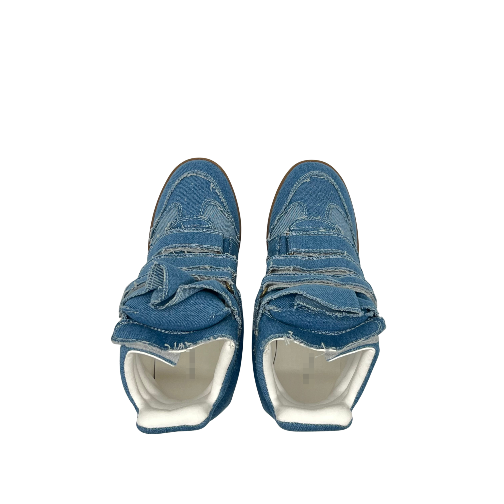Wedge Sneaker in 'Denim'