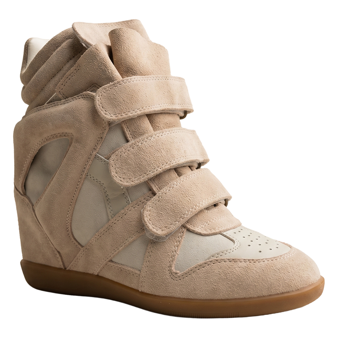 Wedge Sneaker in 'Crem'