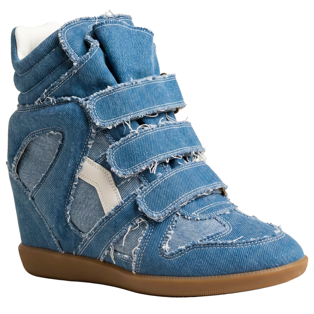 Wedge Sneaker in 'Denim'
