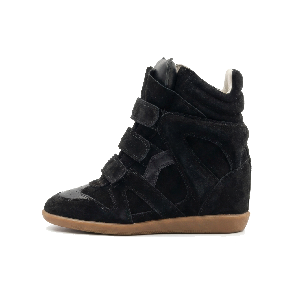 Wedge Sneaker Black