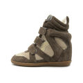 Wedge Sneaker khaki